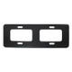 2 PCS Car License Plate Frames Stainless Steel License Plate Frame(Black)