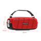 HOPESTAR A20 TWS Portable Outdoor Waterproof Subwoofer Bluetooth Speaker, Support Power Bank & Hands-free Call & U Disk & TF Card & 3.5mm AUX(Red)
