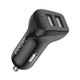 ipipoo XP-3 Dual USB Car Fast Charging Charger with Android Line(Black)