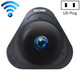 ESCAM Q8 960P 360 Degrees Fisheye Lens 1.3MP WiFi IP Camera, Support Motion Detection / Night Vision, IR Distance: 5-10m, US Plug(Black)