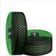 ZTTO Road Bike Handle Bar Tape Non-slip Anti-Vibration PU Leather Breathable Wear-resisting(Green)