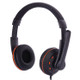 OVLENG Q5 Stereo Headset with Mic & Volume Control Key for Computer, Cable Length: 2m(Orange)