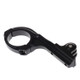 Bicycle Handlebar Holder with Connector Mount for Xiaomi Yi Sport Camera(XM34)(Black)