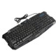 HXSJ J60 Crack Three-color Backlit Keyboard And Colorful Backlit Mouse Set(Russian + English Keyboard)