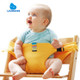 3PCS Chair Portable Seat Dining Lunch Chair Seat Safety Belt Stretch Wrap Feeding Chair Harness Seat Booster(YELLOW)