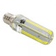 10 PCS E12 7W 152 LEDs 3014 SMD 600-700 LM Cold White Dimmable Silicone LED Corn Bulbs, AC 110V