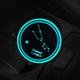 2 PCS Car Constellation Series AcrylicColorful USB Charger Water Cup Groove LED Atmosphere Light(Taurus)