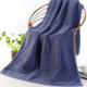 Add Thick Add Large Pure Cotton Bath Towel, Size: 70*140cm (Navy Blue)