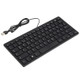 TT-A01 Ultra-thin Design Mini Wired Keyboard, German Version (Black)