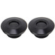 2 PCS Racing Car Cover Lock Aluminum Alloy Car Modification Oil Cap Modified Engine Cover Lock Racing Front Cover Lock(Black)