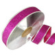 5 PCS 2m Christmas Party Decoration Glitter Powder Christmas Tree Decoration Ribbon(Magenta)