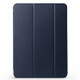 ENKAY Lambskin Texture + TPU Bottom Case Horizontal Flip Leather Case for iPad Pro 11 inch (2018)，with Three-folding Holder & Sleep / Wake-up Function (Blue)