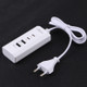 KY-888 20W 2 x USB-C / Type-C PD + 2 x USB Fast Charger Ultra High Speed Socket, EU Plug (White)