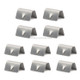 10 PCS Car Windshield Clip Wind / Rain Deflector Channel Metal Buckle for Heko G3