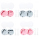 2 PCS Silicone Ice Cream Popsicle Mold Cartoon Handmade Homemade Ice Tray Specification: Cute Rabbit Fat Mouse (Blue)