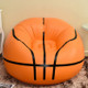 Fashion Casual Lazy Chair Creative Inflatable Sofa Single Stool(Basketball Sofa)