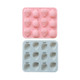 6 PCS Fruit Strawberry Pineapple Silicone Ice Tray Mold Chocolate Candy Baking Mold(Pink)