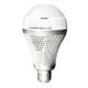 B3-L 3.0 Million Pixels White Light 360-degrees Panoramic Lighting Monitoring Dual-use WiFi Network HD Bulb Camera, Support Motion Detection & Two-way voice, Specification:Host+32G Card(White)