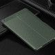 Lychee Peel Texture Horizontal Deformation Flip TPU Leather Case with Three-folding Holder & Sleep / Wake-up Function For iPad Air (2019)(Green)