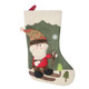 2 PCS CX20227 Santa Claus Pattern Christmas Sock Gift Bag Christmas Tree Pendant Decoration