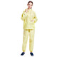 Striped Anti-static Split Hood Dust-proof Work Suit, Size:XL(Yellow)