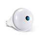 B2-Y 2.0 Million Pixels 360-degrees Panoramic Lighting Monitoring Dual-use Colorful Bluetooth WiFi Network HD Bulb Camera, Support Motion Detection & Two-way voice, Specification:Host+64G Card(White)
