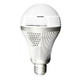 B3-L 3.0 Million Pixels White Light 360-degrees Panoramic Lighting Monitoring Dual-use WiFi Network HD Bulb Camera, Support Motion Detection & Two-way voice, Specification:Host(White)