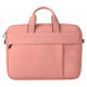 DJ03 Waterproof Anti-scratch Anti-theft One-shoulder Handbag for 14.1 inch Laptops, with Suitcase Belt(Pink)