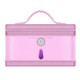 UVC Ultraviolet Sterilization Bag Portable Foldable Clothing Sterilization Box Bag, Size:Large 28x22x18cm(Pink)