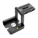 CNC Aluminum Folding Quick Release Plate Stand Holder Tripod Z Flex Tilt & Ball Head(Black)