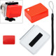 Floaty Sponge Waterproof Case Backdoor Cover with Adhesive Sticker + Lanyard for GoPro HERO4 /3+