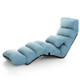 Modern Sofa Bed Lounge Living Room Reclining Chair Folding Adjustable Sleep Sofa(Blue)