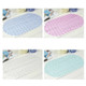 7 PCS Waterdrop Bathroom Mat with Suction Cup Massage Foot Mat Bathtub Anti-slip Mat(Transparent Green)