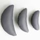 3 PCS/set Children Photography Props Baby Pictures Crescent Shape Pillow(Grey)