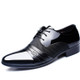 Flat Shoes Breathable Men Business Dress Shoes, Size:40(Black)