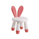 Children Chair Baby Cartoon Bench Home Plastic Chair(Red Rabbit Chair)