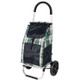 Portable Trolley Folding Shopping Cart Grocery Shopping Cart Multifunctional Outdoor Small Cart(Green)