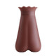 600ML Silicone Hot Water Bottle Ice Bag Injection Water Explosion-proof Warmer Bag(Brown)