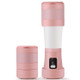 Folding Mini Juicer Household Multifunctional Portable Telescopic USB Charging Juicer Cup(Pink)