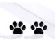 Sterling Silver Pet Paw Print Earrings Dripping Earrings