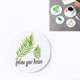 25 PCS Round Cartoon Non-slip Anti-scalding Coaster Creative Insulation Mat Cute Placemat, Size:L(Fengying Ye)