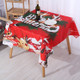 2 PCS Christmas Printed Waterproof And Oilproof Tablecloth Square Tablecloth Table Mat, Specification: 140x100cm(Style 5 Christmas Deer)