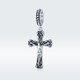 S925 Sterling Silver Jesus Cross Pendant DIY Bracelet Accessories