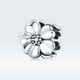 Flower Beaded S925 Sterling Silver Loose Bead DIY Bracelet Accessories