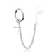 10 PCS A00114 Wireless Bluetooth Headset Anti-lost Titanium Steel Non-fading Earrings, Style: Ear Ring Cross