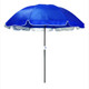 Outdoor Large Double-layer Sun Umbrella Shade And Sun Protection Stalls In The Wild, Style:1.8m sapphire blue