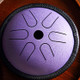 5.5 Inch Pocket Drum Ethereal Hand Drumming Leisure Travel Percussion Instrument(Lavender)