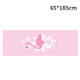 Portable Printed Non-slip Environmental Protection Yoga Mat Drape, Size: 185 x 63cm(Flower Crane)