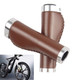 Retro Bicycle Leather Grip Cover Mountain Bike Comfortable Cowhide Grip Cover, Colour: HG006 Comfortable