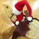 Lizard Crawling Pet Out Christmas Dress Up, Specification: Hat+Scarf+Traction Rope